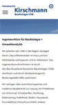 Mobile Screenshot of kirschmann.de